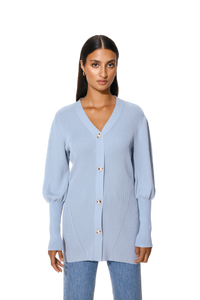 BYM-3025416 ISSA BLUE CARDIGAN