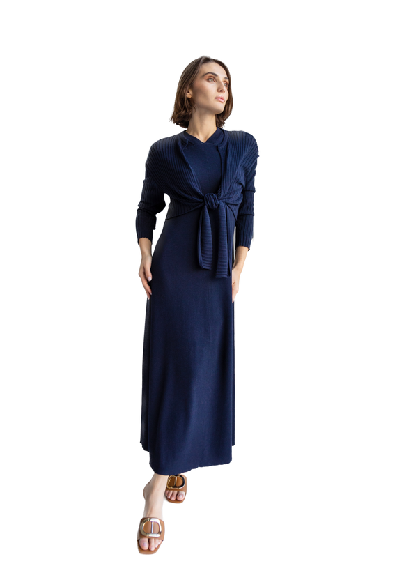 MUN-FRMN3088N NAVY DRESS