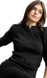 MUN-FRMN3064BK BLACK CARDIGAN