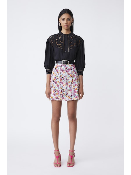 SUN-S23C07124 LONATA BLACK BLOUSE 0