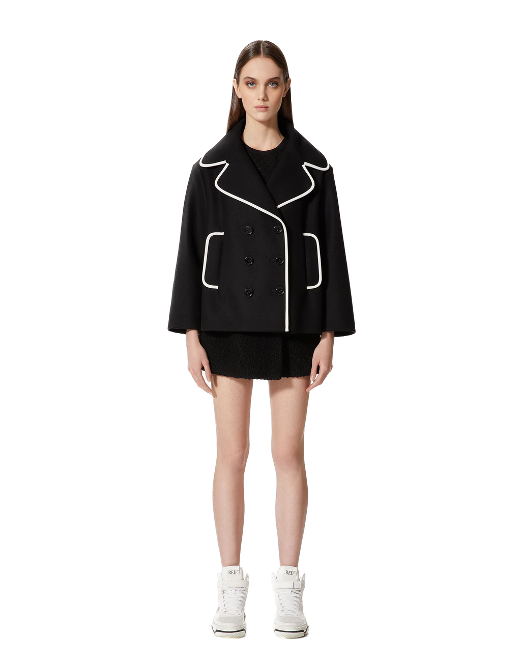 RDV-2R3CJB654AA BLACK&WHITE JACKET