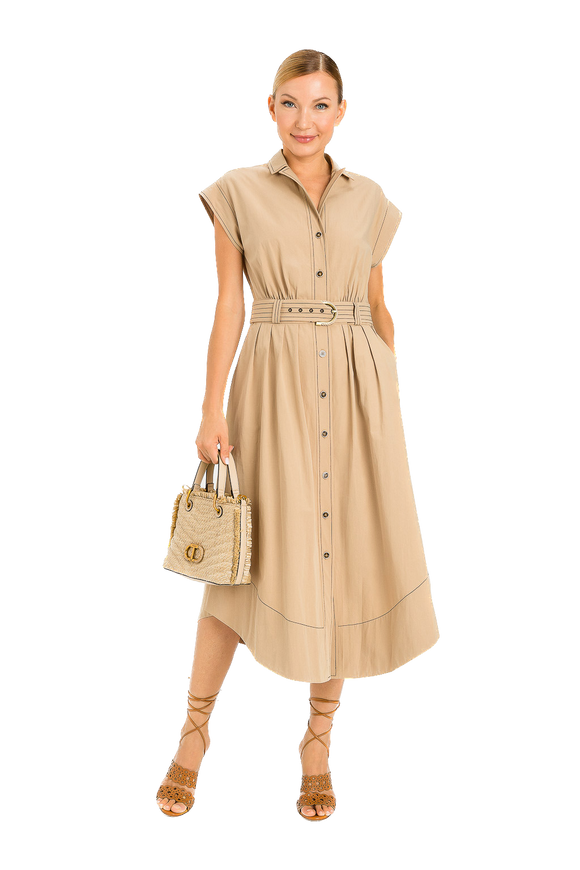 TWS-231TT2102 BEIGE DRESS