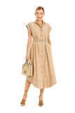 TWS-231TT2102 BEIGE DRESS