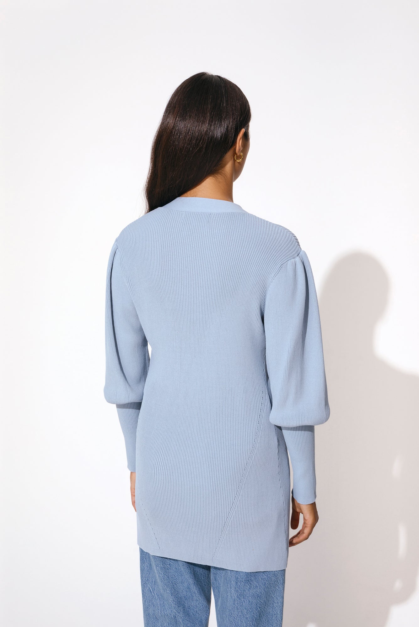 BYM-3025416 ISSA BLUE CARDIGAN
