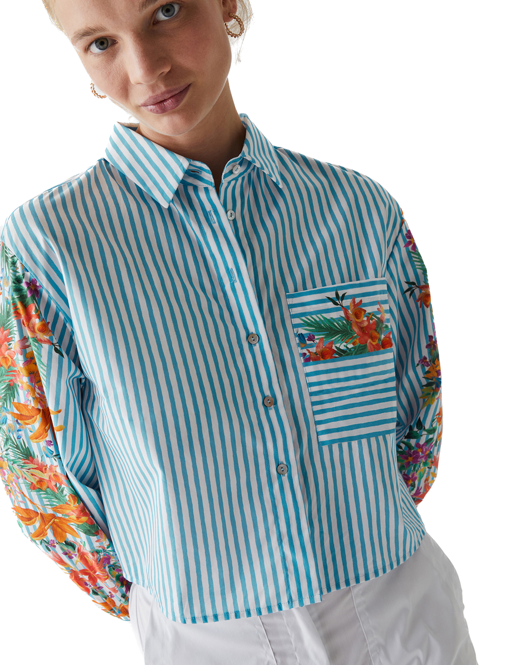 IBL-2371112032200 CARLOS BLUE SHIRT