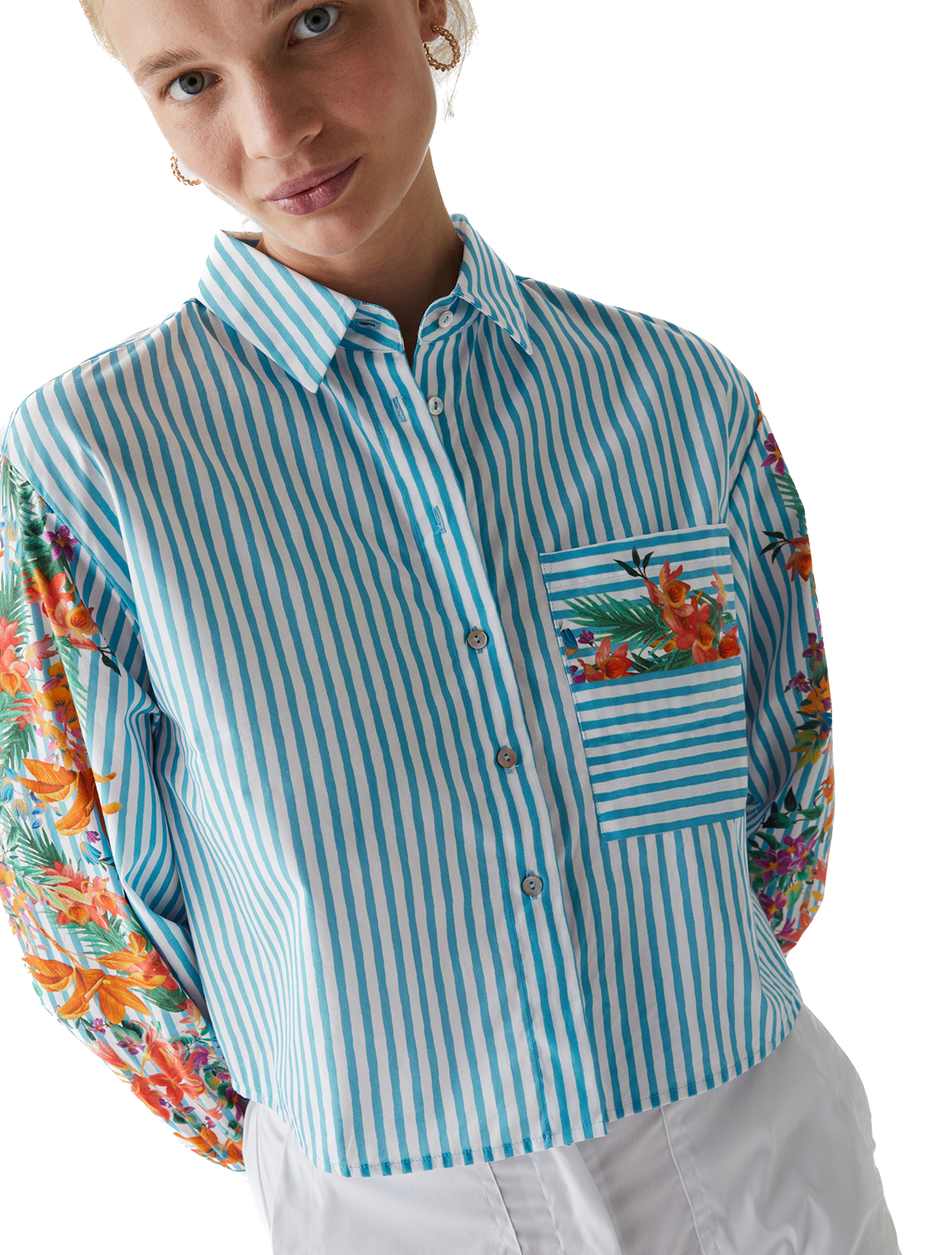 IBL-2371112032200 CARLOS BLUE SHIRT