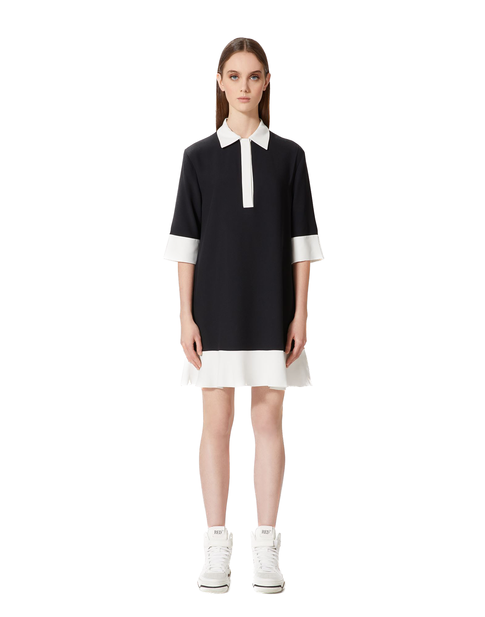 RDV-2R3VAGU51T9 BLK&WHITE DRESS