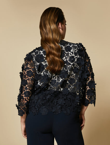 MRN-4191213 FATA BLUE CARDIGAN