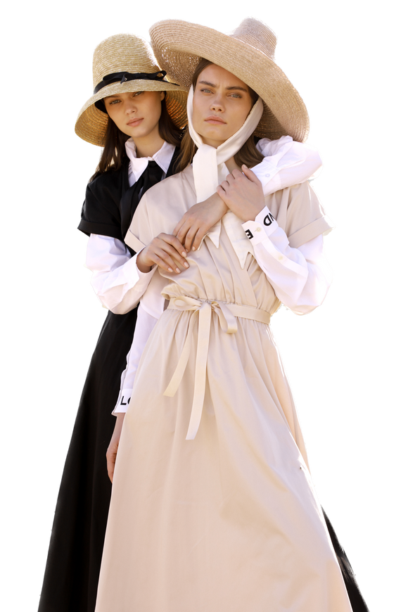 NOI-1158 ALT BEIGE WRAP DRESS