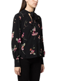 TWS-231TP2704 BLACK FLORAL BLOUSE
