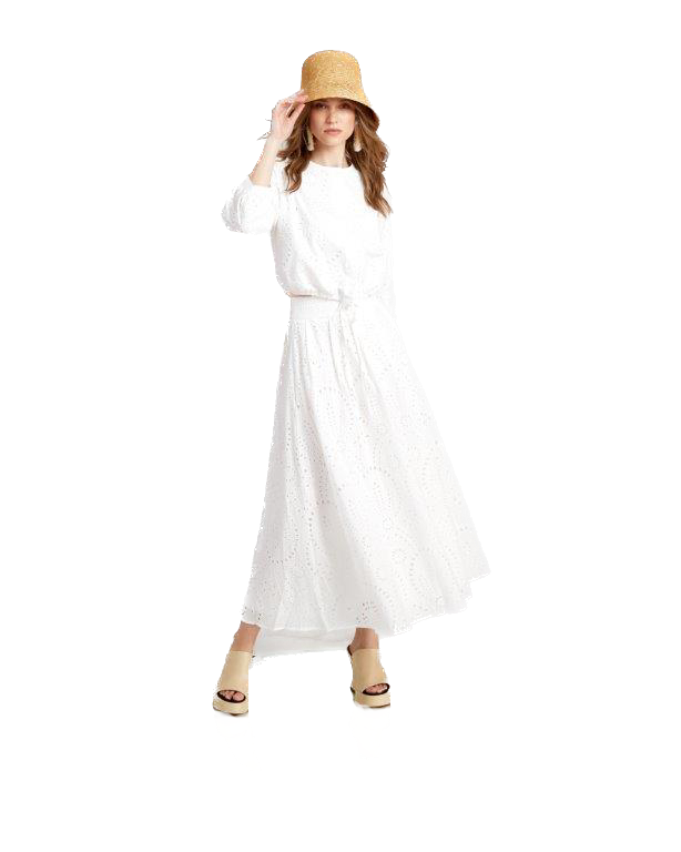 NOI-1810&1811 BEIGE CROCHET LACE SET