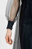 TWS-231TP23 BLACK TULLE DRESS