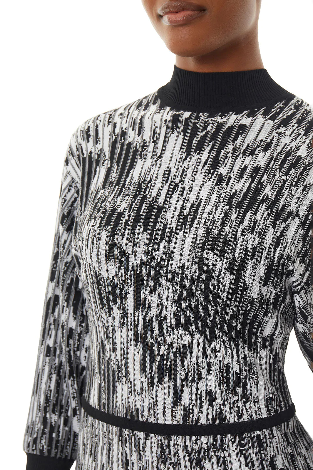 MGW-9909E BLACK&WHITE DRESS