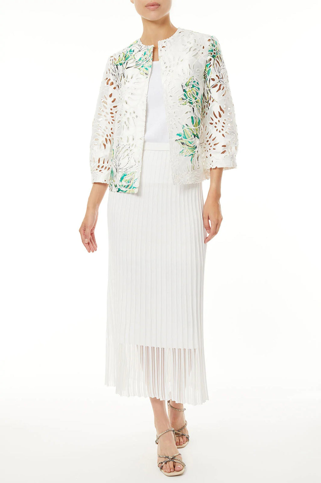 MGW-9953AC WHITE&GREEN JACKET