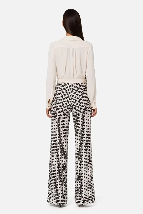 ELS-CA00231E2 CREAM BLOUSE