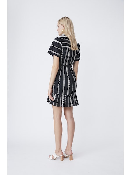 SUN-S23C03167 CHALVA BLACK DRESS