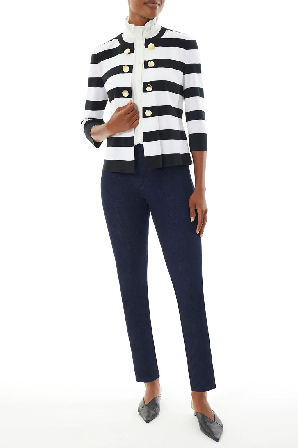 MGW-L9958AC BLACK&WHITE JACKET 2X