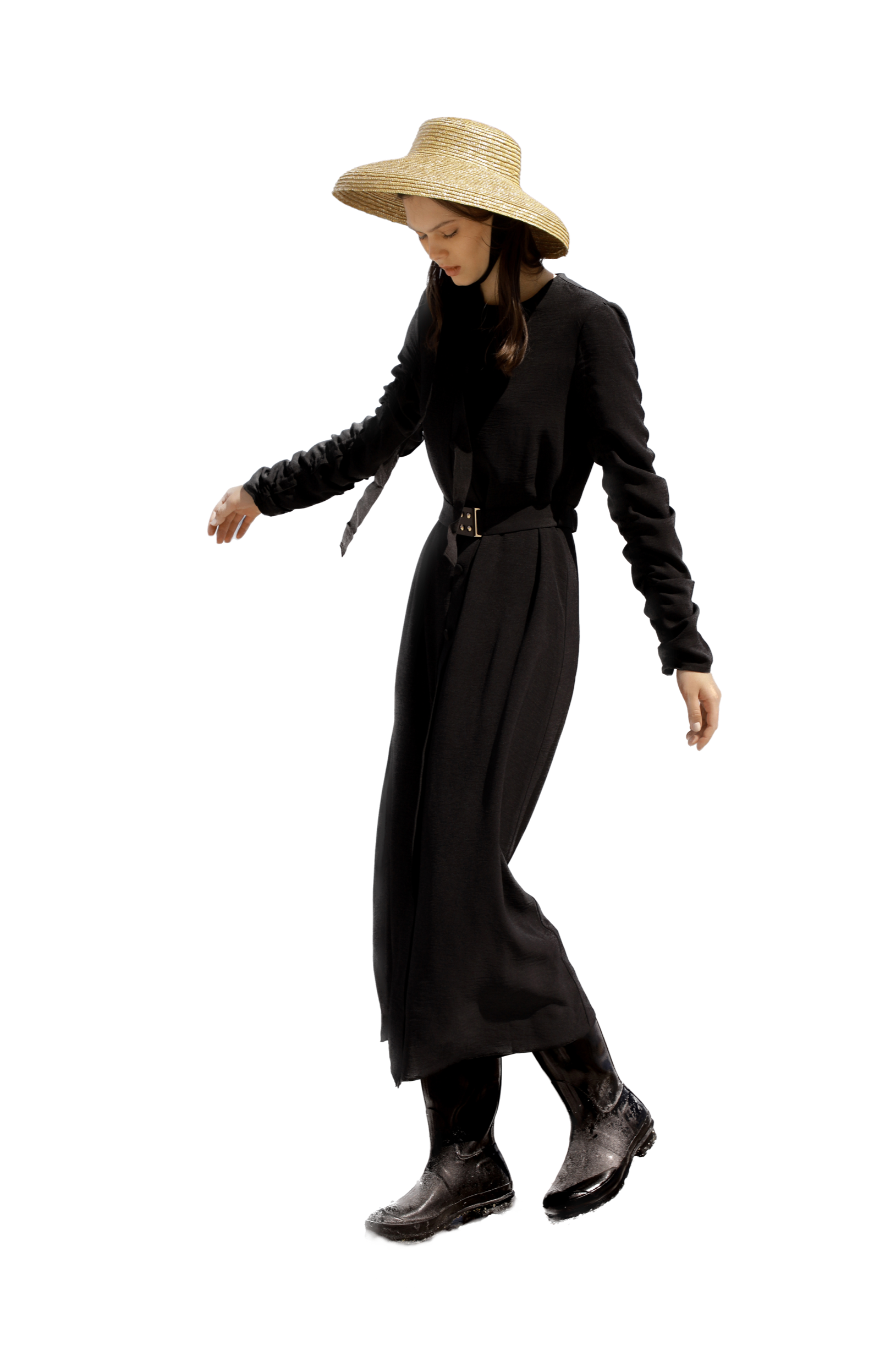 NOI-3298 BLACK DRESS