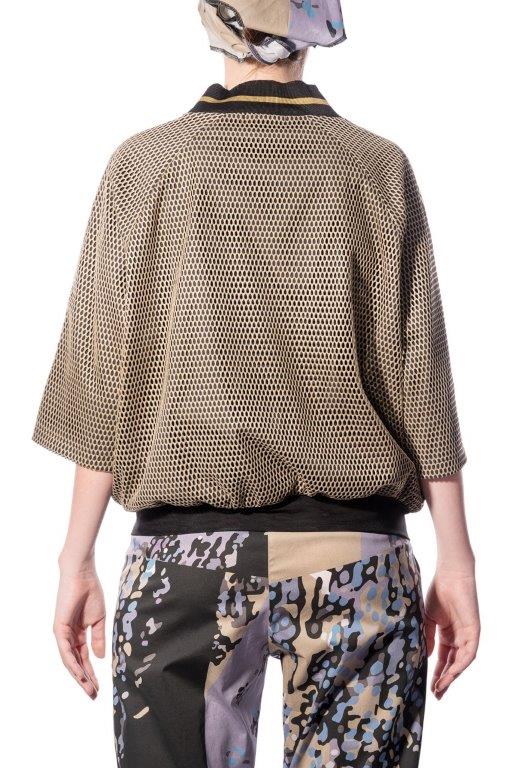 ART-070903231 BLACK&BROWN JACKET