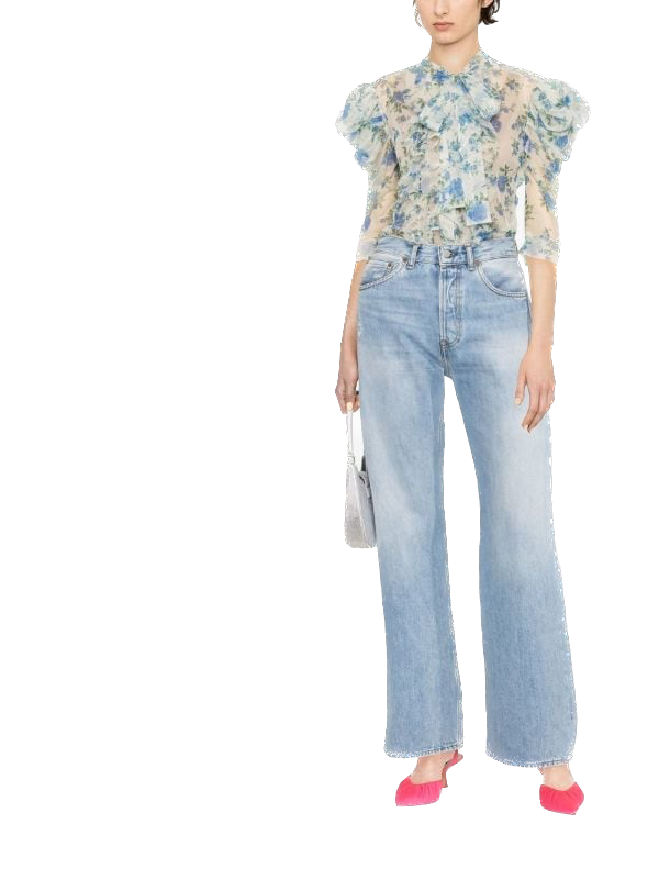 PHY-0205&0116 BLUE FLORAL PRINT SET