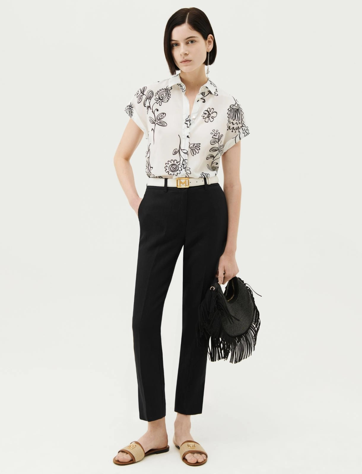 MRL-2331111132200 SFINGE BLACK SHIRT