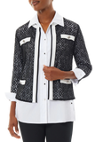 MGW-L9971AC BLACK&WHITE JACKET 2X