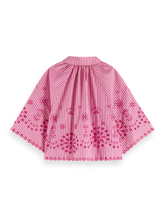 SAS-17272323PSLM PINK STRIPE SHIRT