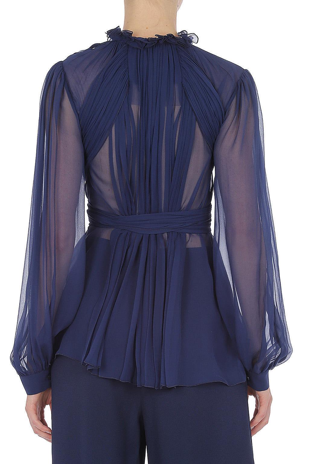 ABF-0206 ROYAL BLUE BLOUSE