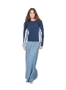 DEJ-SB3CM8195T DENIM TOP