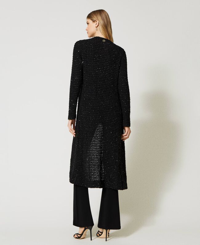 TWS-231TP3080 BACK LONG CARDIGAN