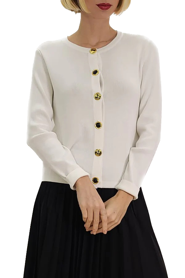 NCY-L62040 CREAM CARDIGAN