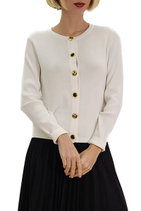 NCY-L62040 CREAM CARDIGAN
