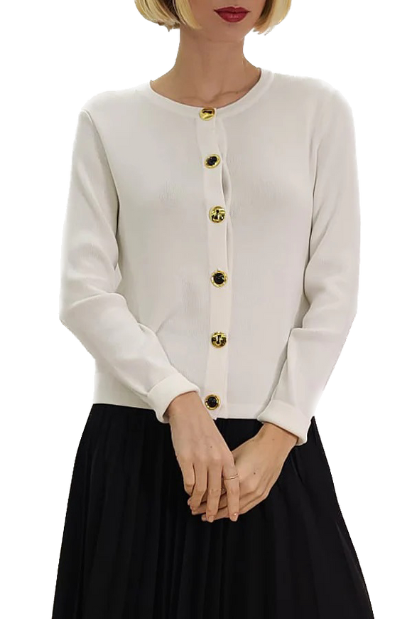 NCY-L62040 CREAM CARDIGAN