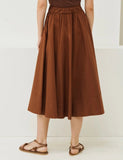 MRL-23310102342 ANEMONE BRN SKIRT