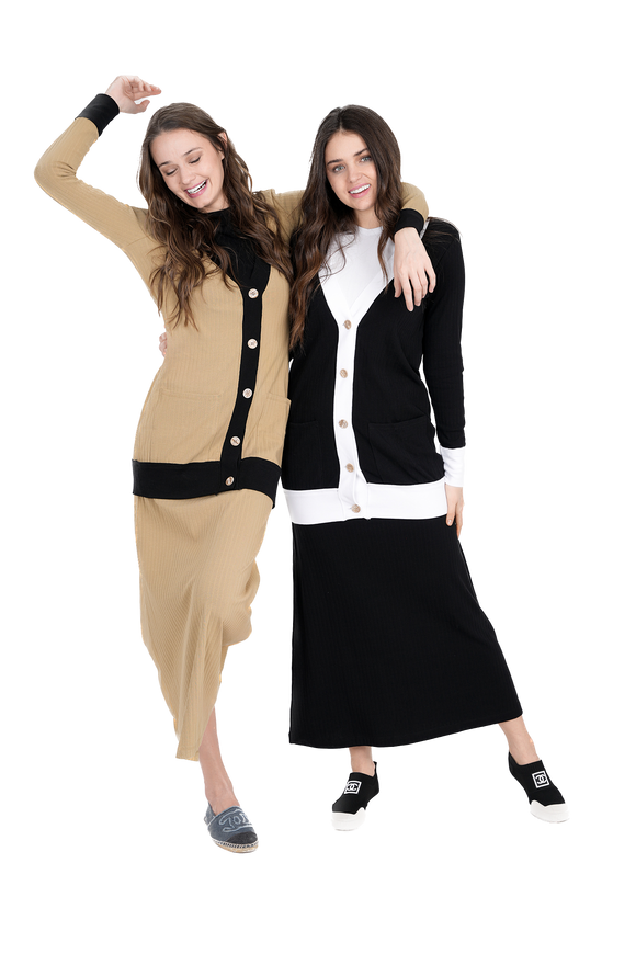 GIN-SB3CPT4823LC BLACK&WHITE TOP