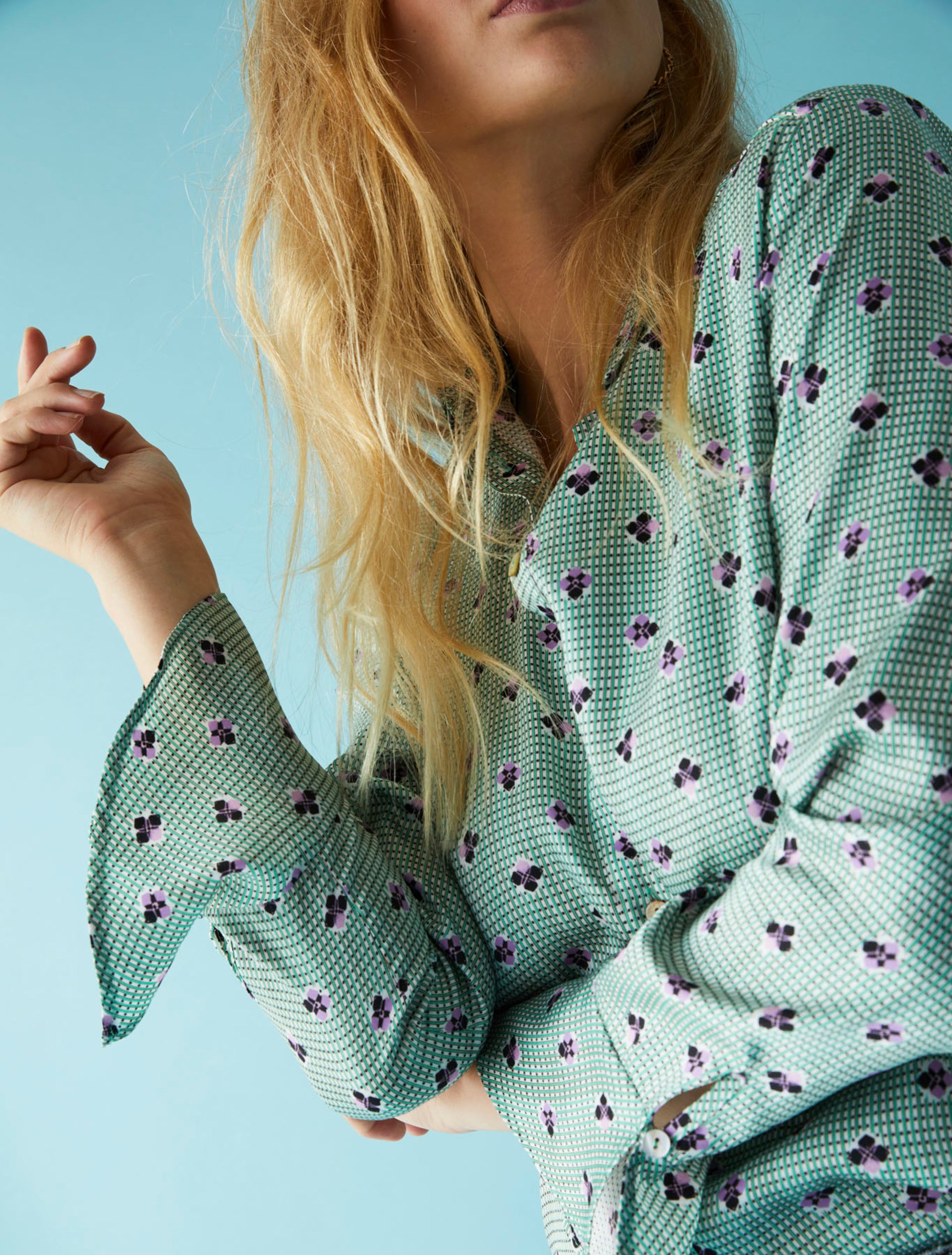 IBL-2371111831200 SABA GREEN SHIRT