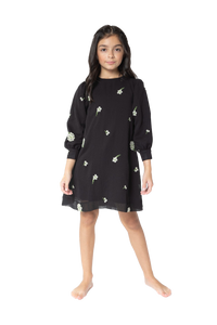 LKI-FR23065-A BLACK&WHITE DRESS