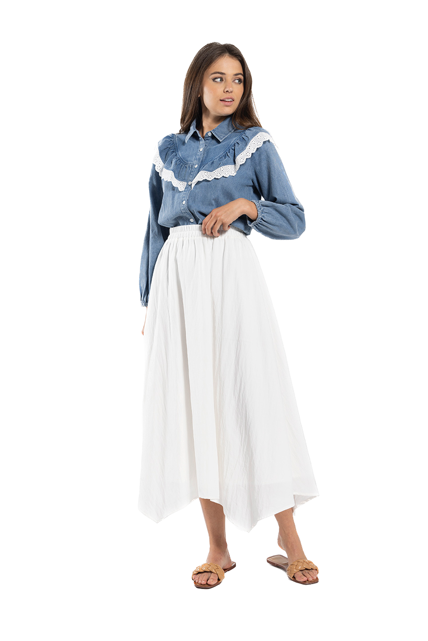O&E-LA106 LIGHT DENIM SHIRT