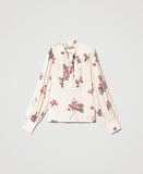 TWS-231TP2704 WHITE FLORAL BLOUSE