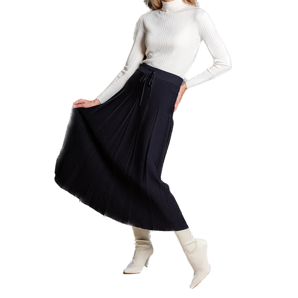 MUN-FRMN3098BK BLACK SKIRT MIDI