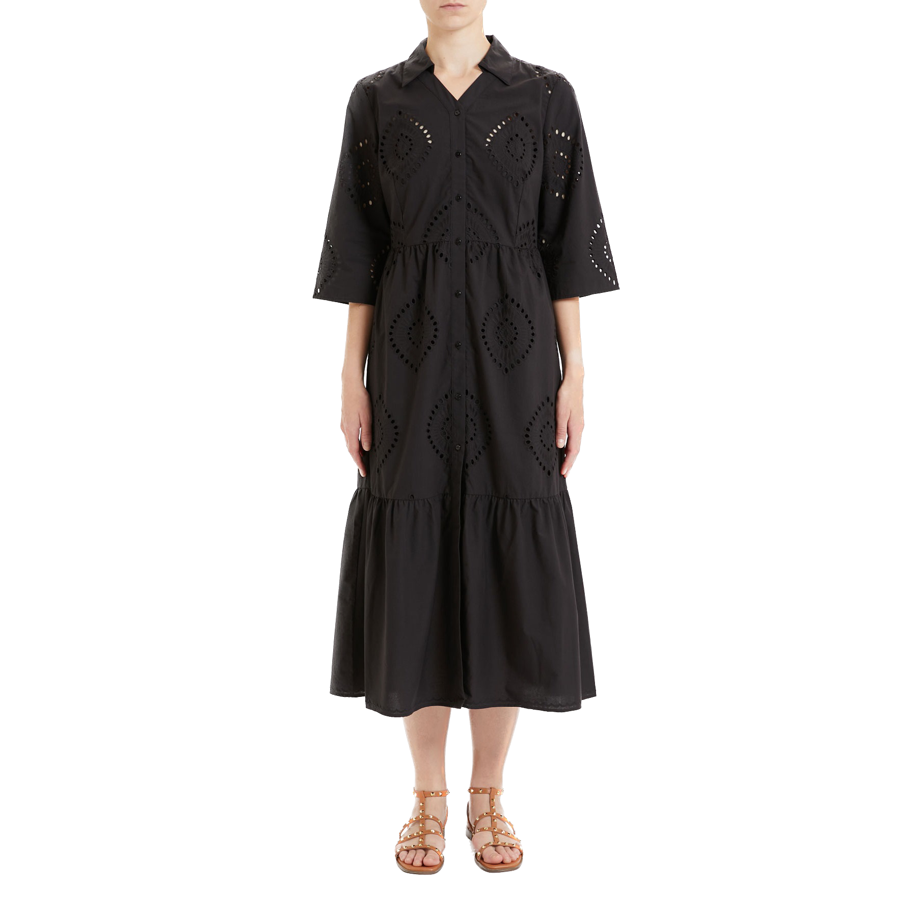 PNK-32211023P NUMERO BLACK DRESS