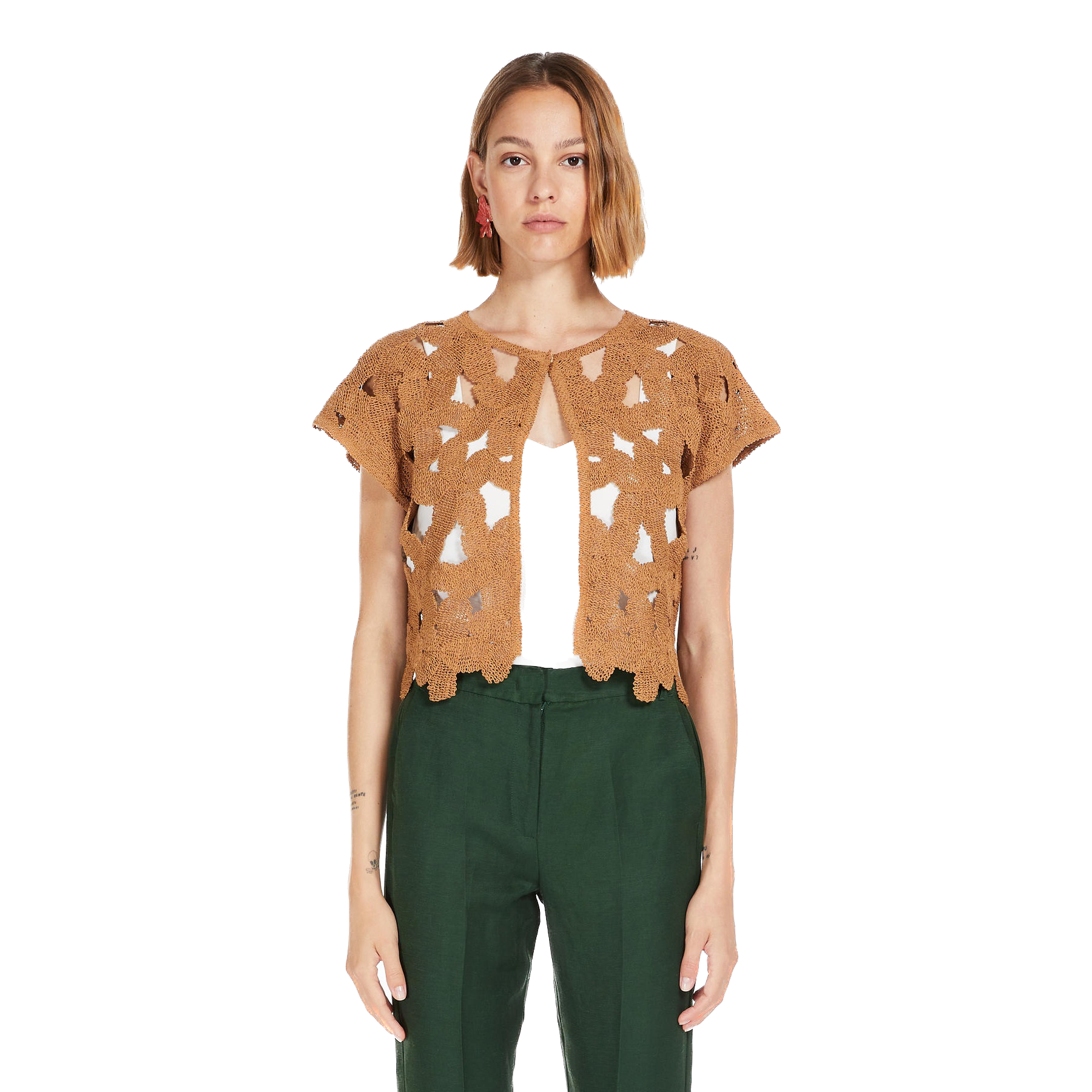 IBL-23734101322 OLGA CAMEL CARDIGAN