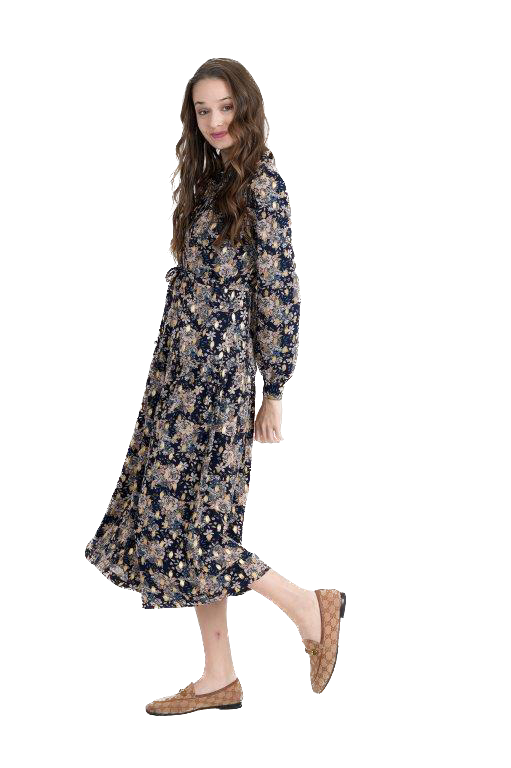NON-DS3YT3263 FLORAL DRESS