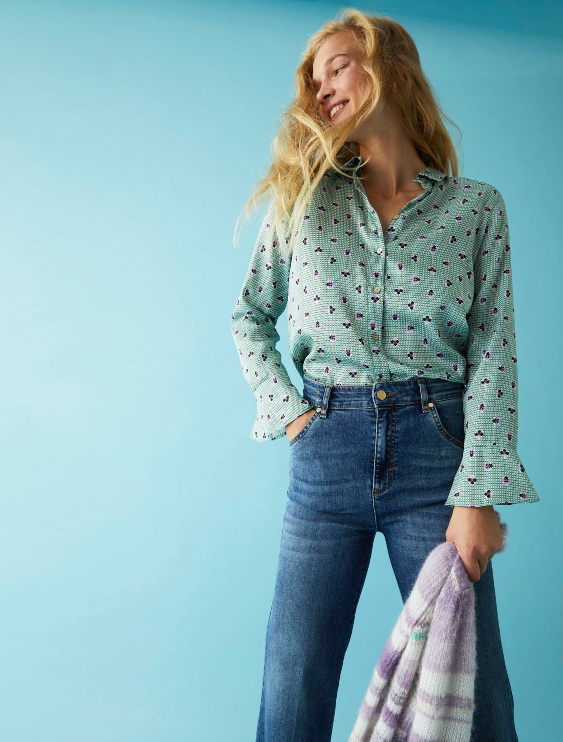 IBL-2371111831200 SABA GREEN SHIRT