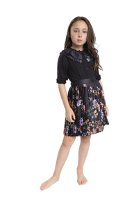 LKI-FR23538-B BLACK COLLAR TOP