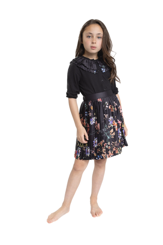 LKI-FR23538-B BLACK COLLAR TOP