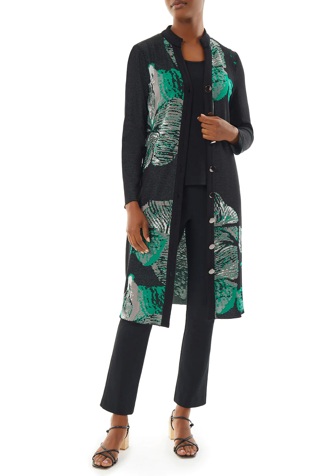 MGW-9907E BLACK&GREEN DRESS