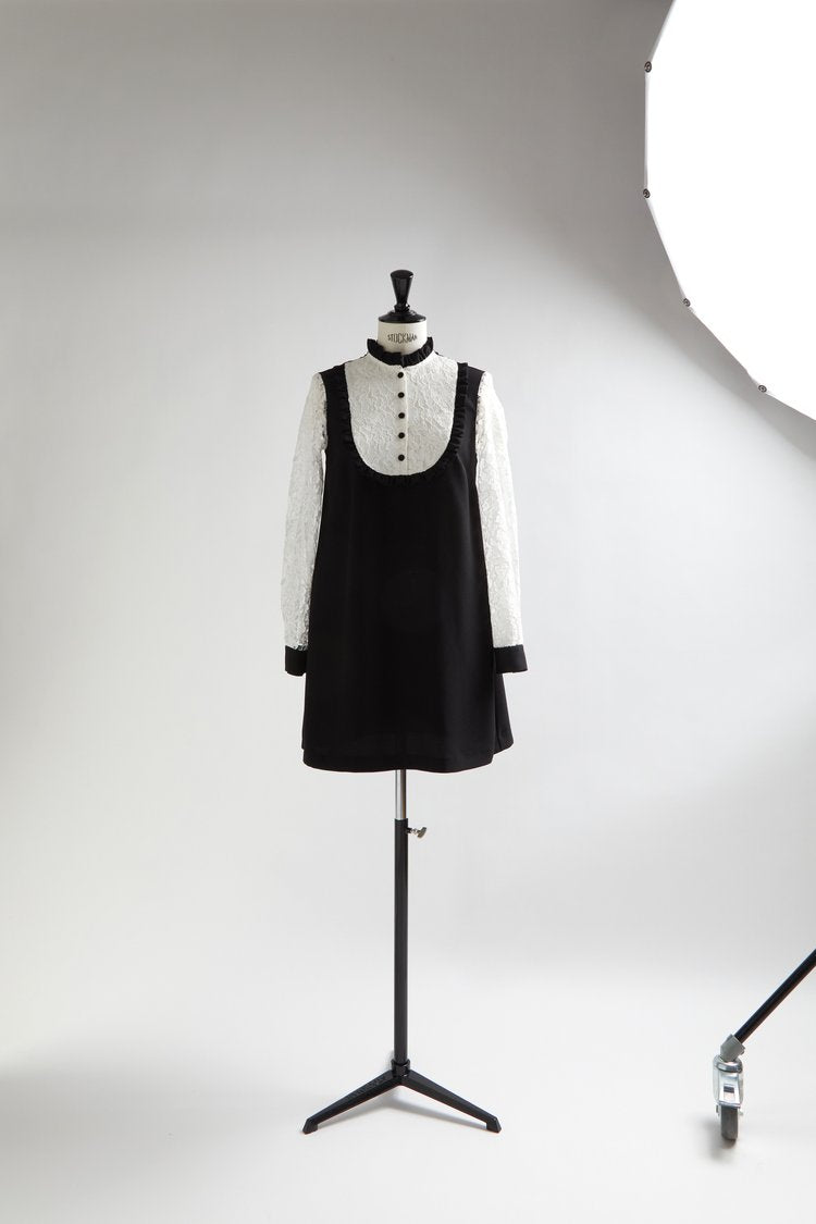 CTE-DS259 485-602 01-10 BLK&WHT DRESS