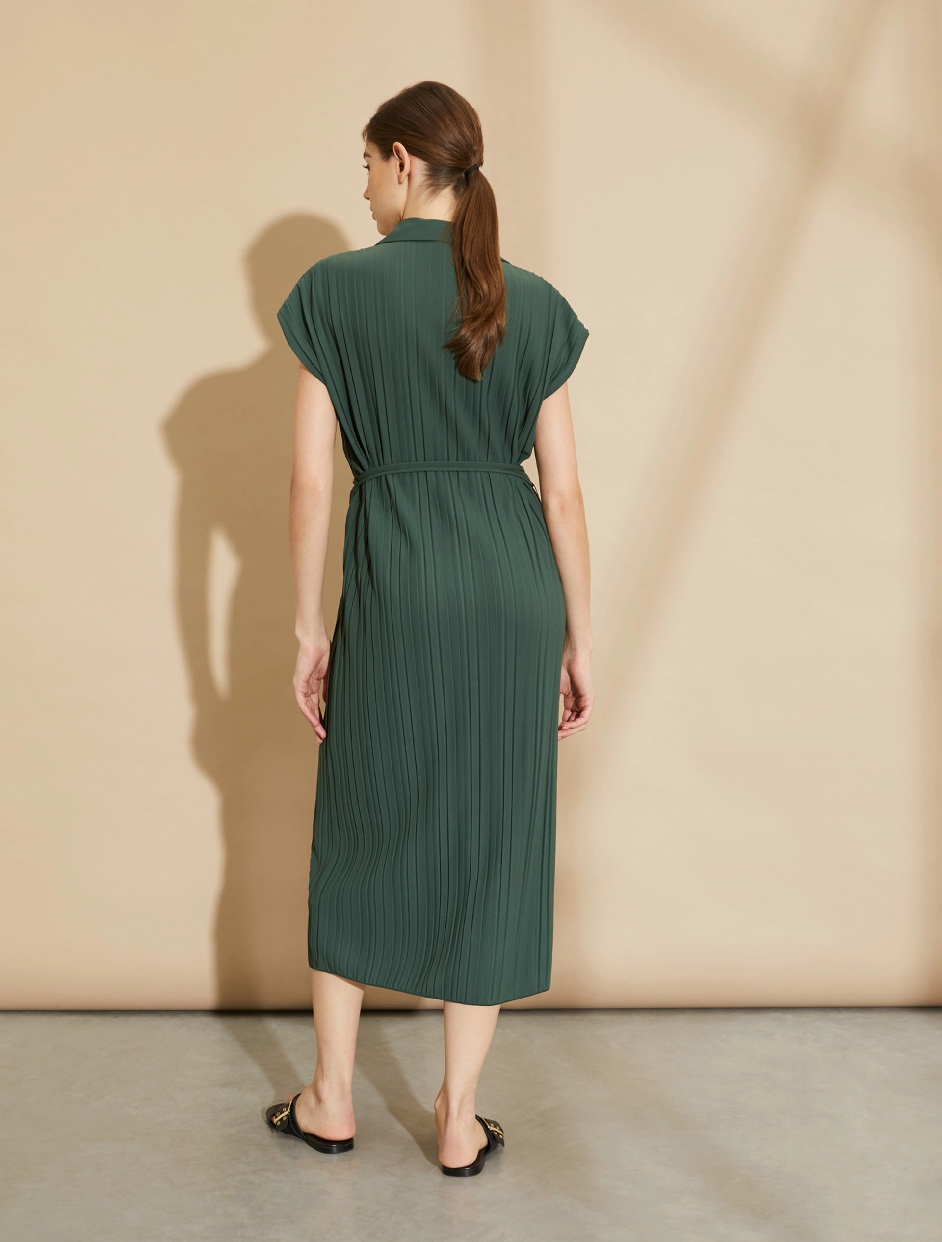 PNK-G6210323P FRISBEE KHAKI DRESS