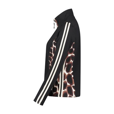 BTB-42131005 BLACK&BROWN CARDIGAN